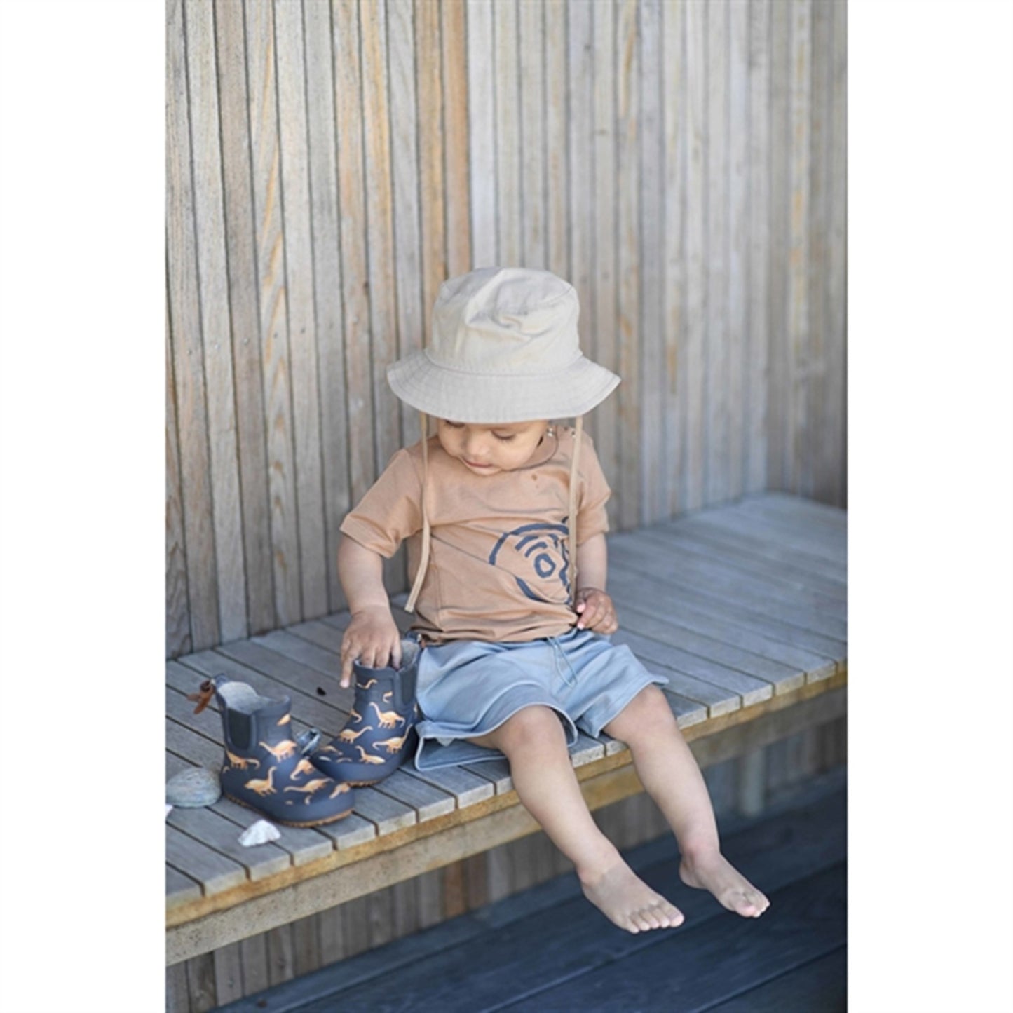 Bisgaard Rubber Boots Baby Camel Dinos