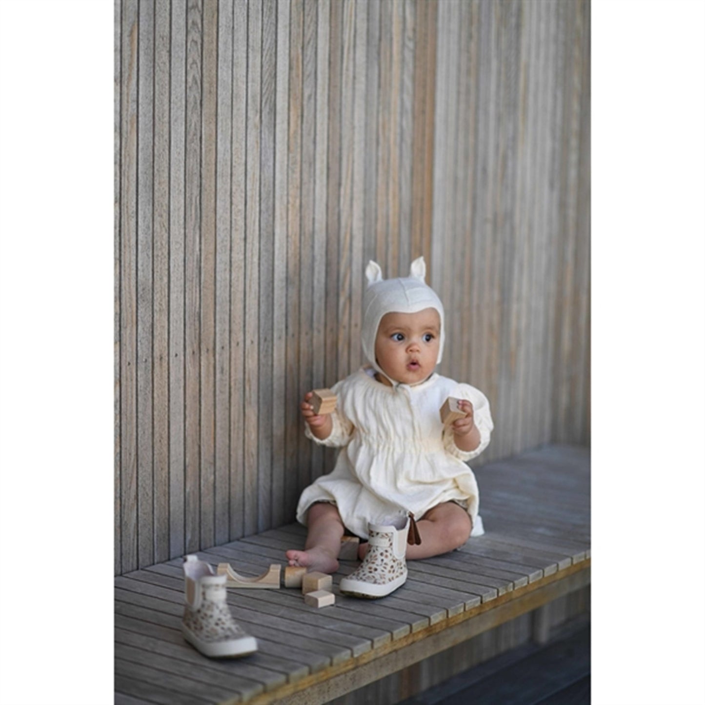 Bisgaard Rubber Boots Baby Sage Herbs