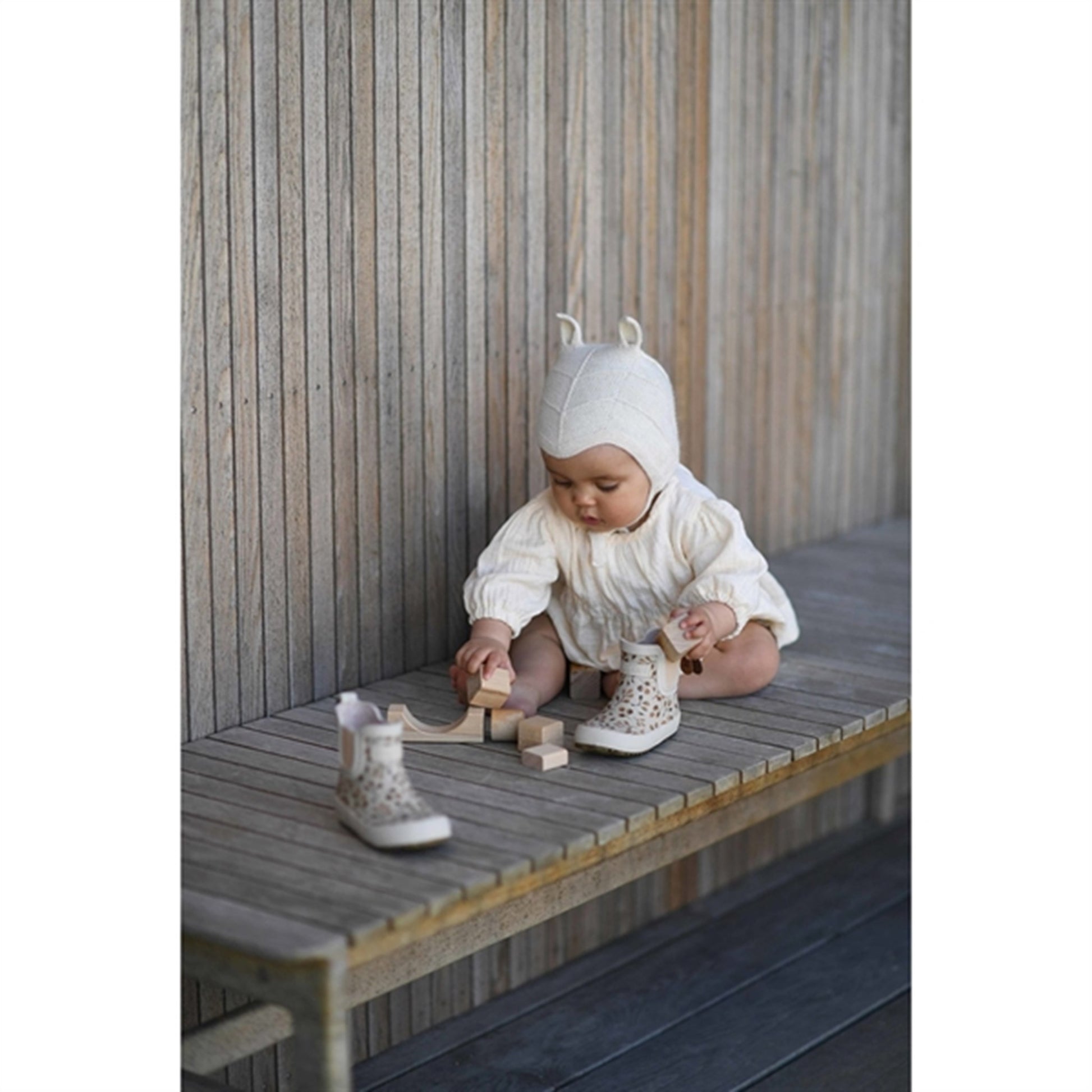 Bisgaard Rubber Boots Baby Sage Herbs