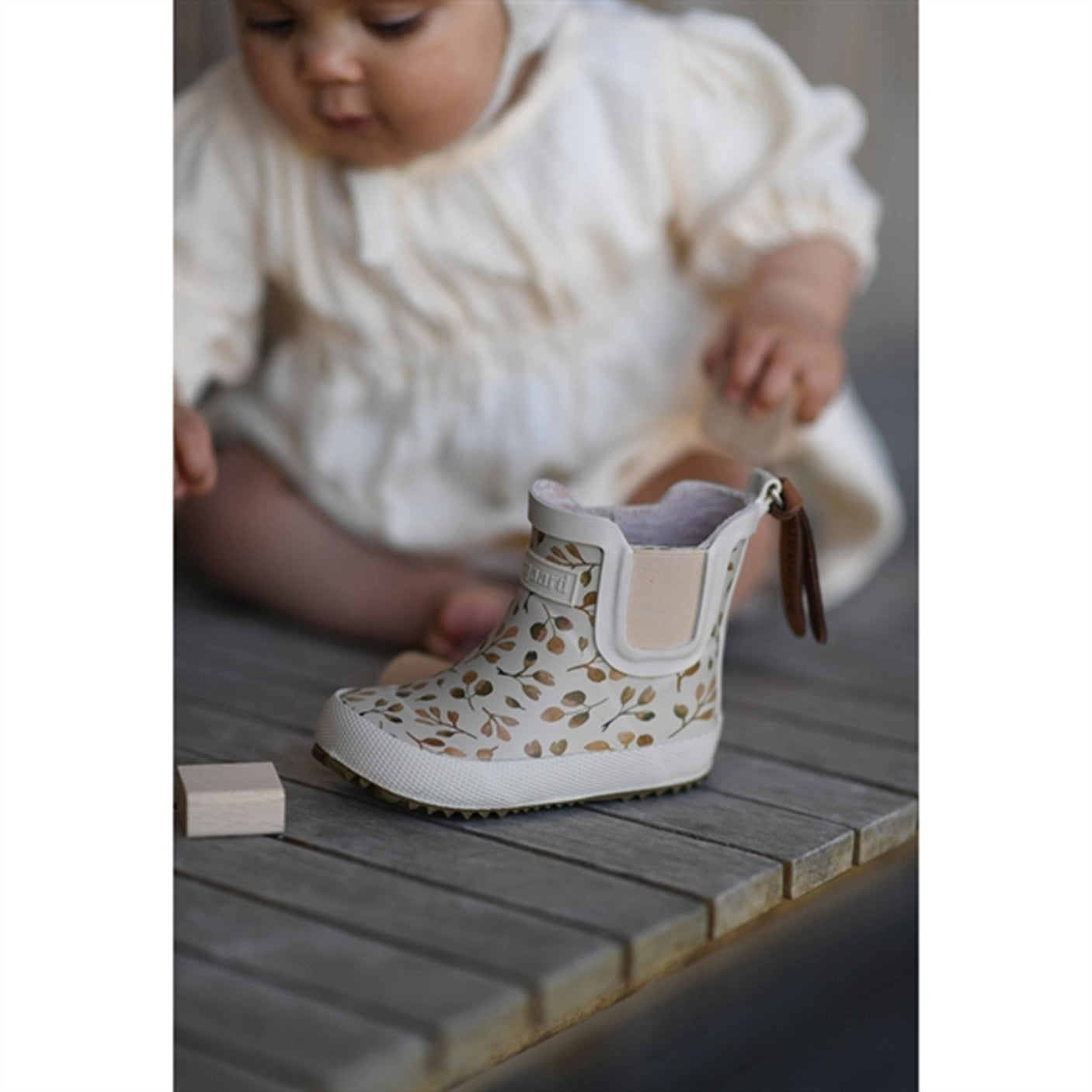 Bisgaard Rubber Boots Baby Sage Herbs