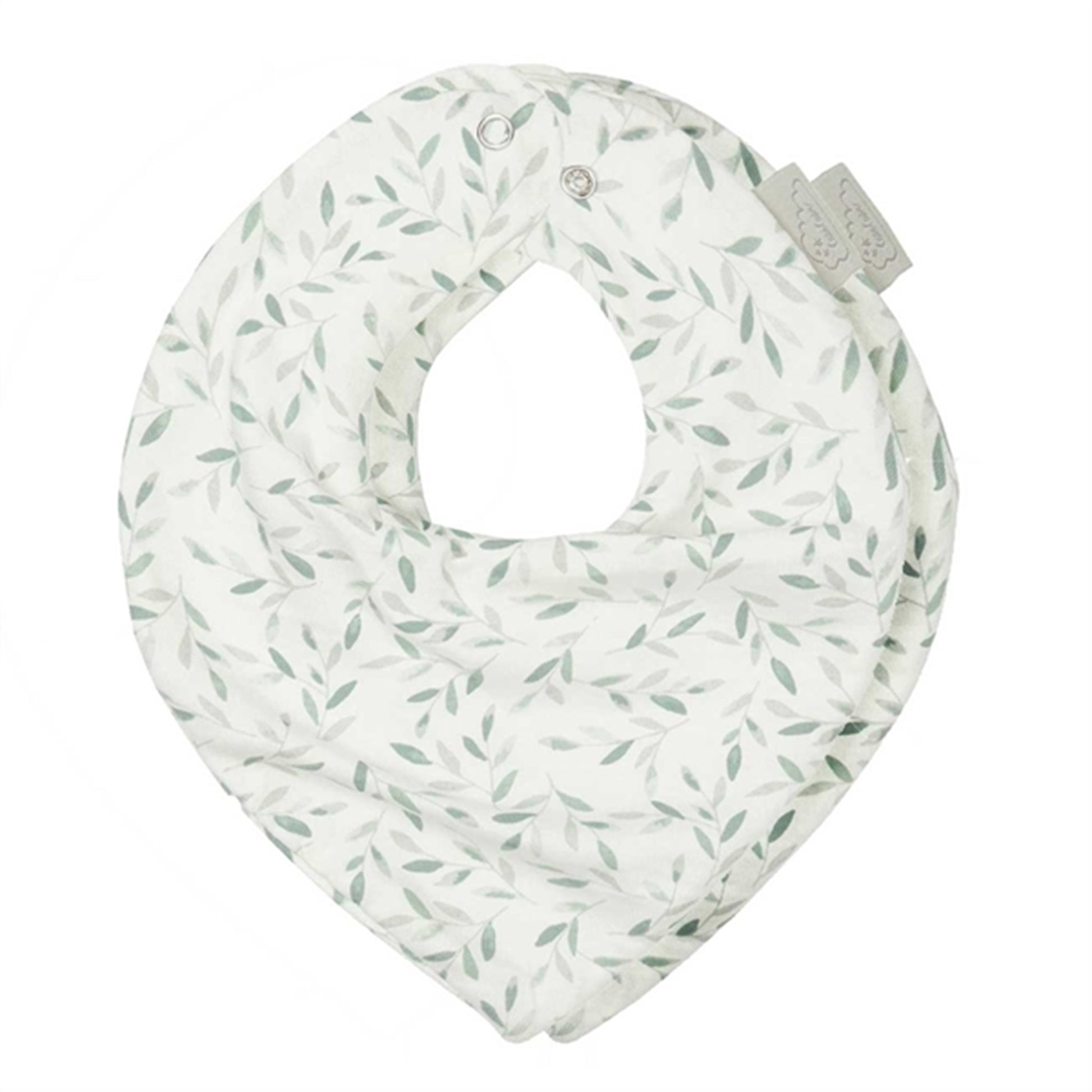 Cam Cam Copenhagen Bandana Bib 2-Pack Green Leaves