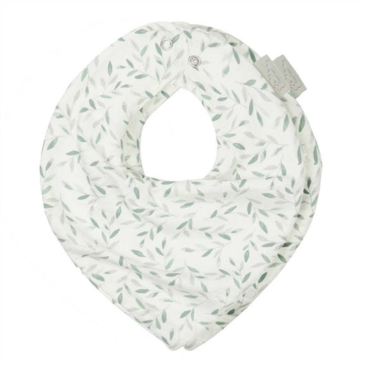 Cam Cam Copenhagen Bandana Bib 2-Pack Green Leaves