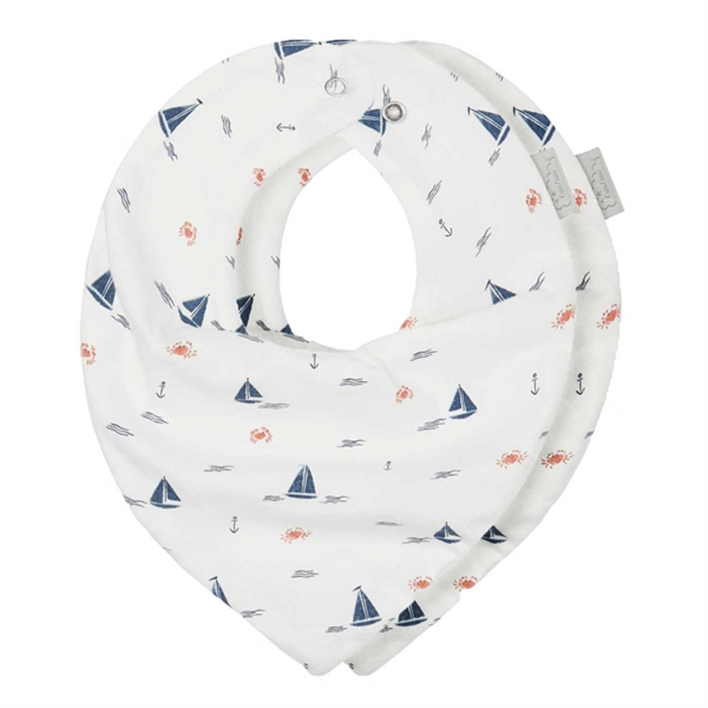 Cam Cam Copenhagen Bandana Teething Bib Sailboats