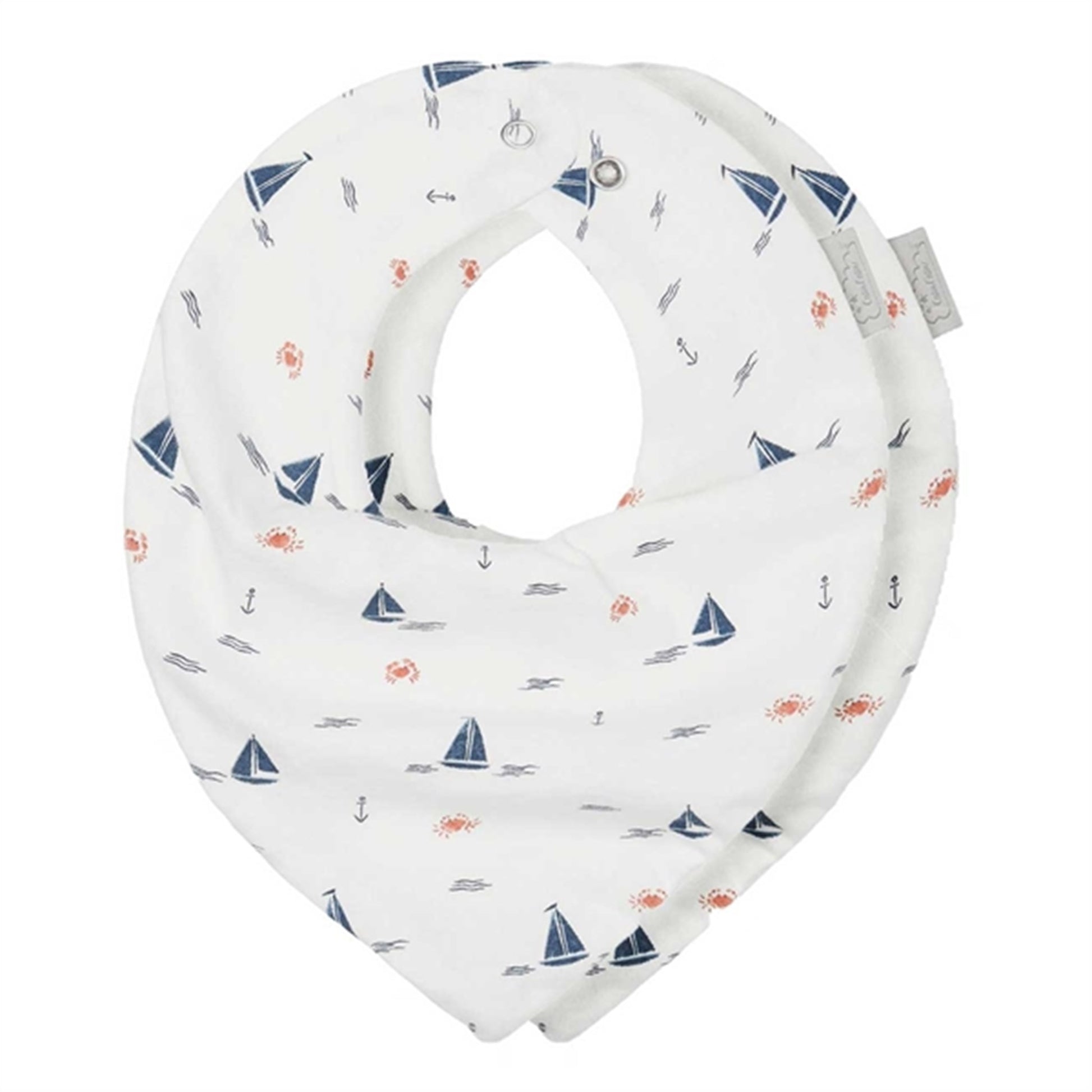 Cam Cam Copenhagen Bandana Teething Bib Sailboats
