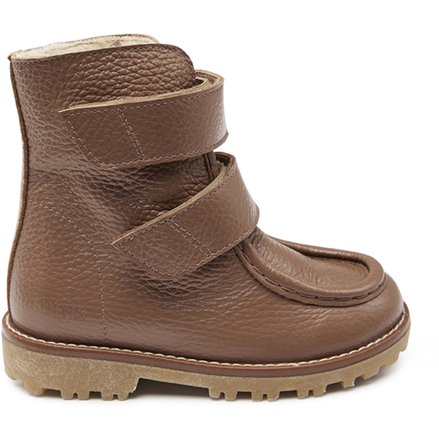 Angulus Mid-Cut Støvle With Velcro Nougat