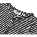Wheat Navy Stripe Nikola Nightsuit