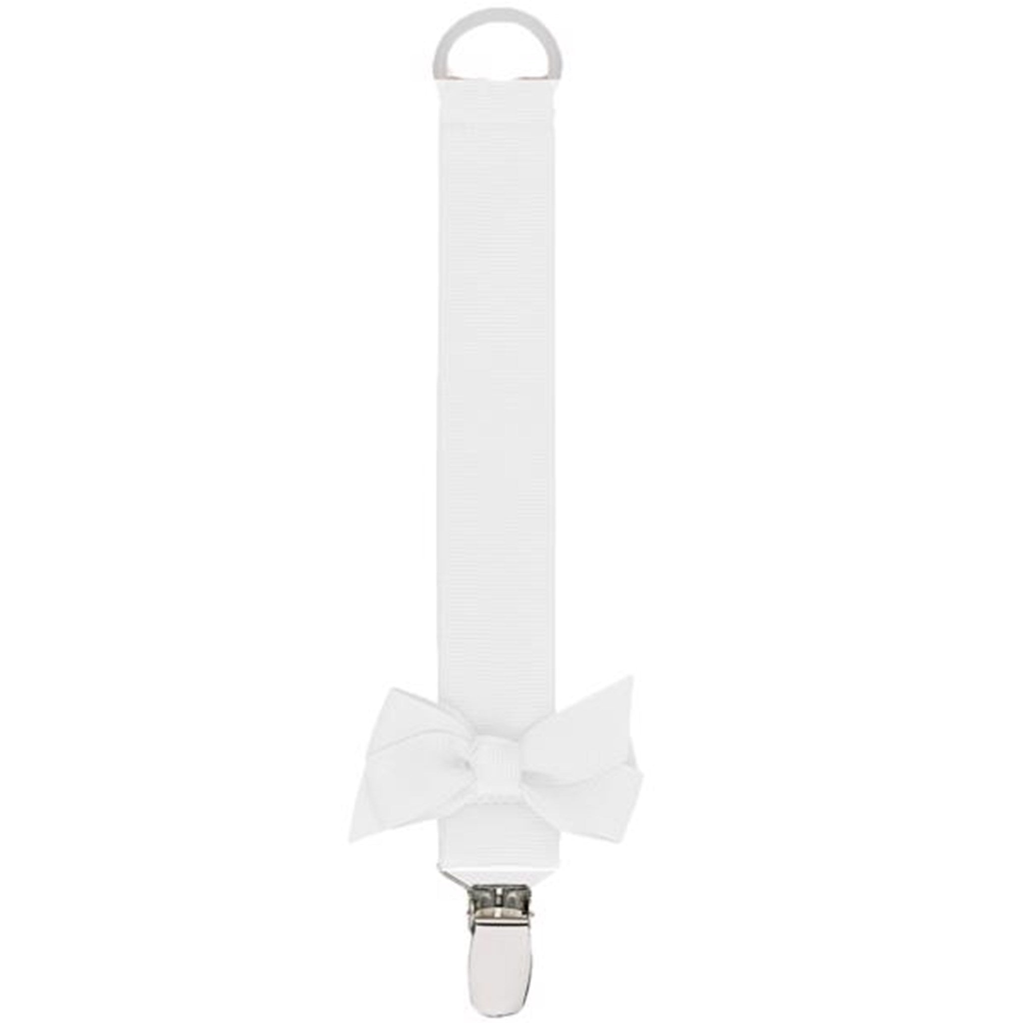 Bow's by Stær Pacifier Holder (White)