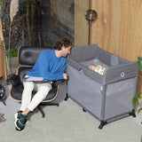 Bugaboo Stardust Rejseseng Grey Melange 2