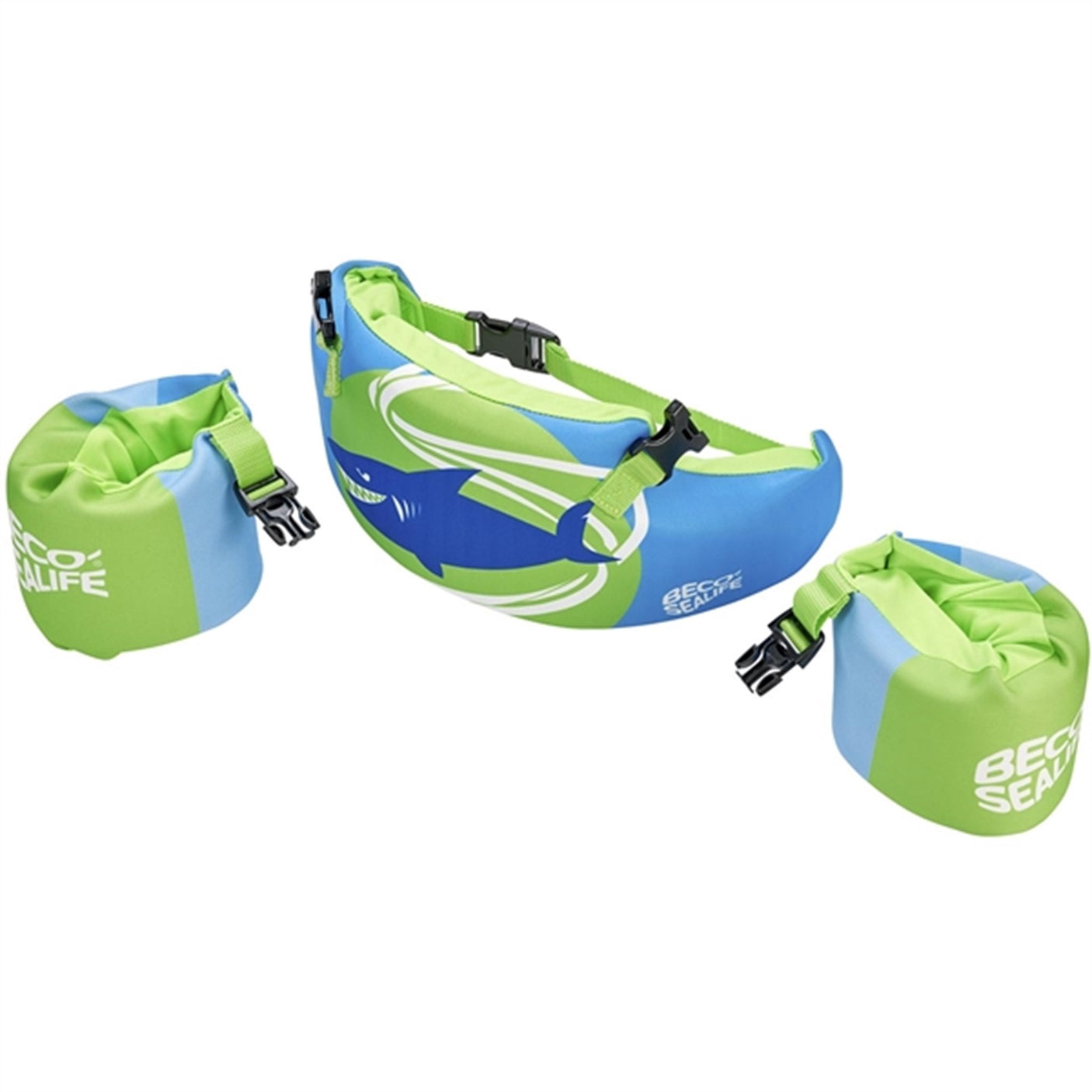 BECO Sealife Neopren Learn-To-Swim Set Green