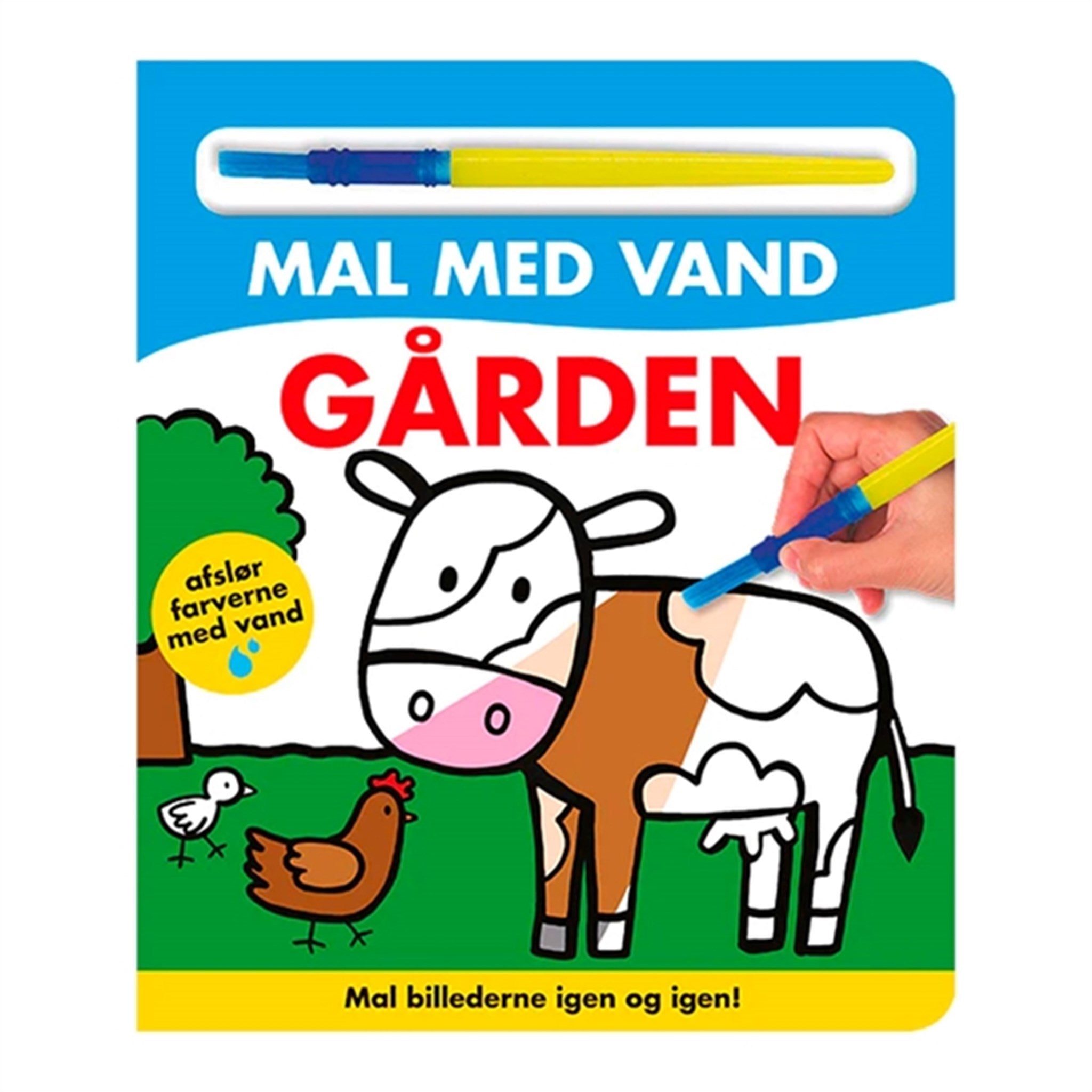 Alvilda Paint with Water - The Farm (Danish Book)