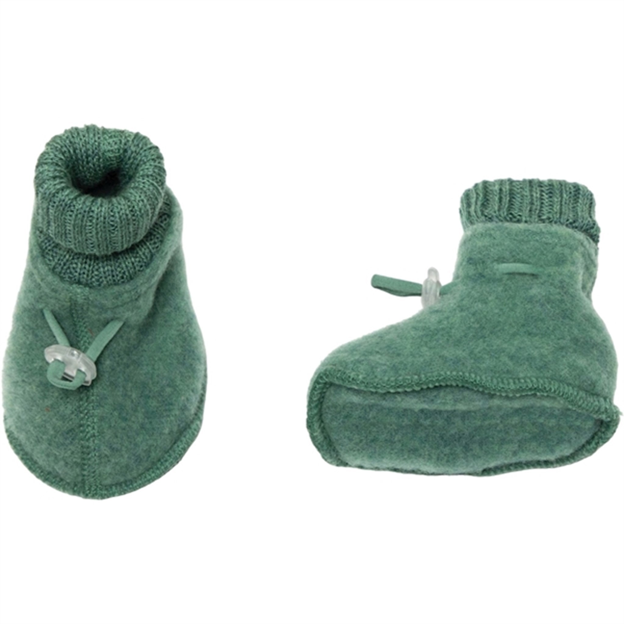 Joha Soft Wool Green Booties
