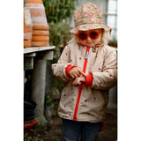 Mikk-Line Sun Hat AOP Warm Taupe