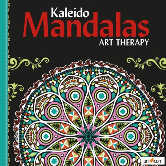 Forlaget Unicorn Mandalas Kaleido Black
