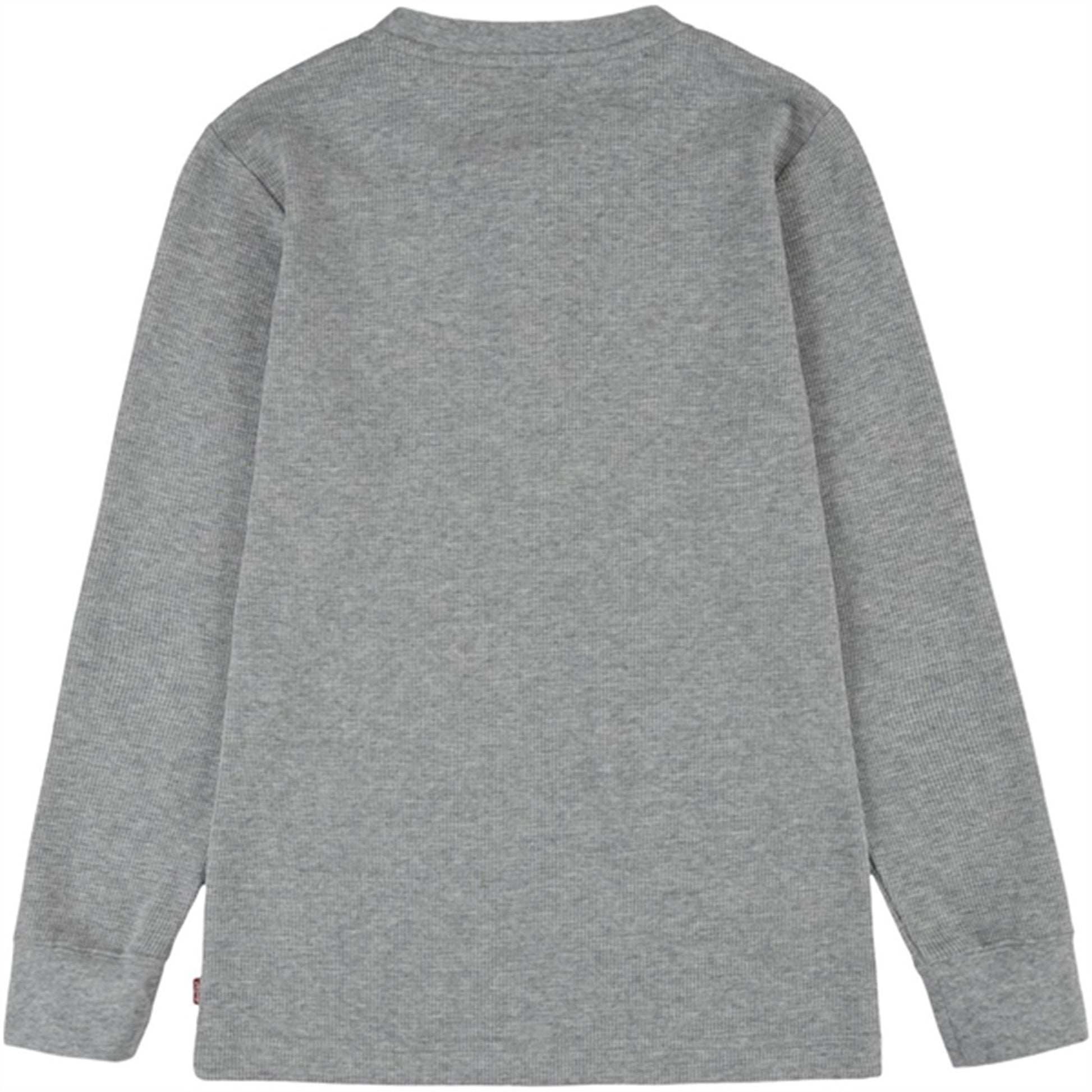 Levi's Thermal Crew Knit Blouse Grey Heather