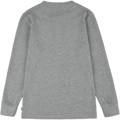 Levi's Thermal Crew Knit Blouse Grey Heather