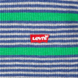 Levi's Long Sleeve Striped Thermal T-Shirt Grey Heather