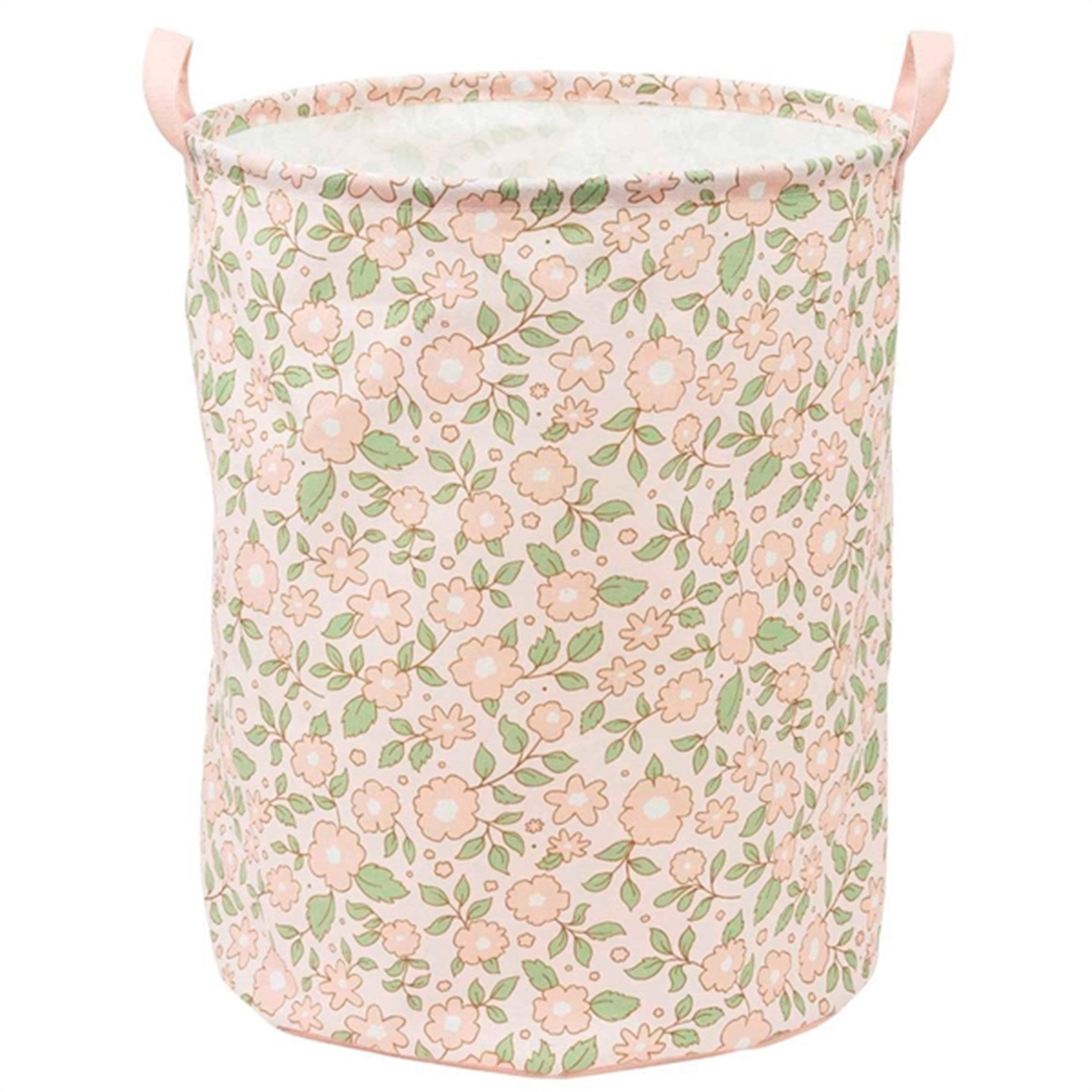 A Little Lovely Company Storage Basket Blossoms Pink