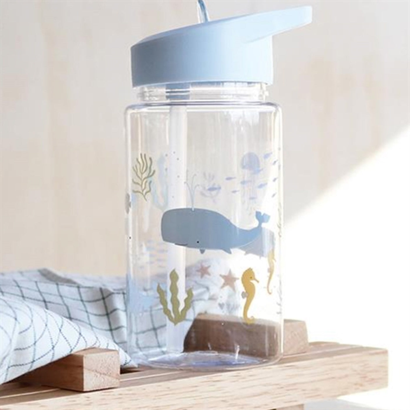 A Little Lovely Company Drink Bottle Ocean 3