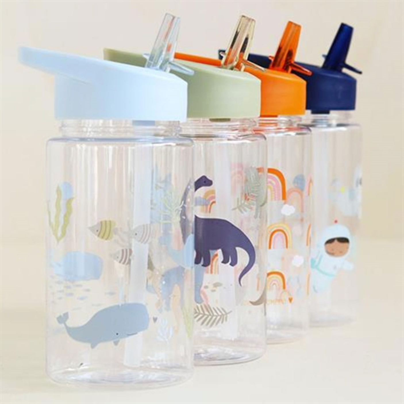 A Little Lovely Company Drink Bottle Rainbows