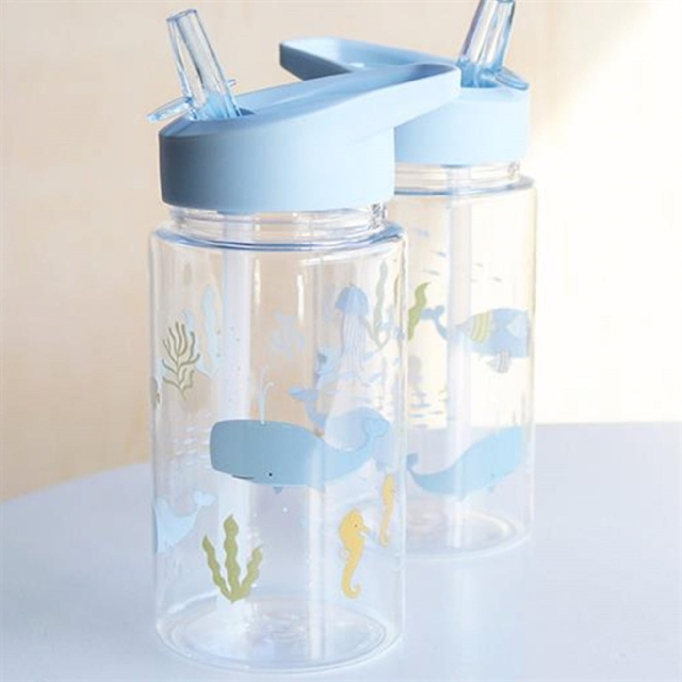 A Little Lovely Company Drink Bottle Ocean 2