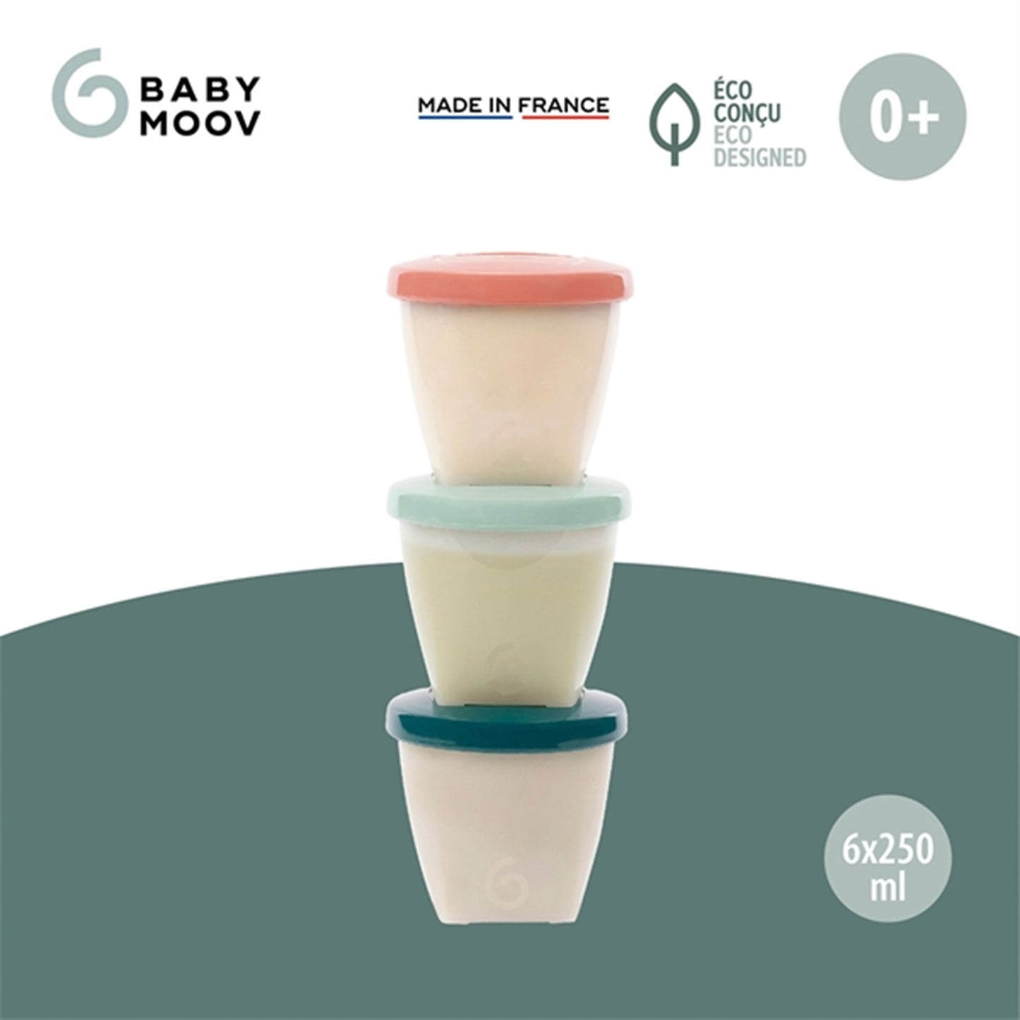 Babymoov ECO Food Container - 6x 250ml