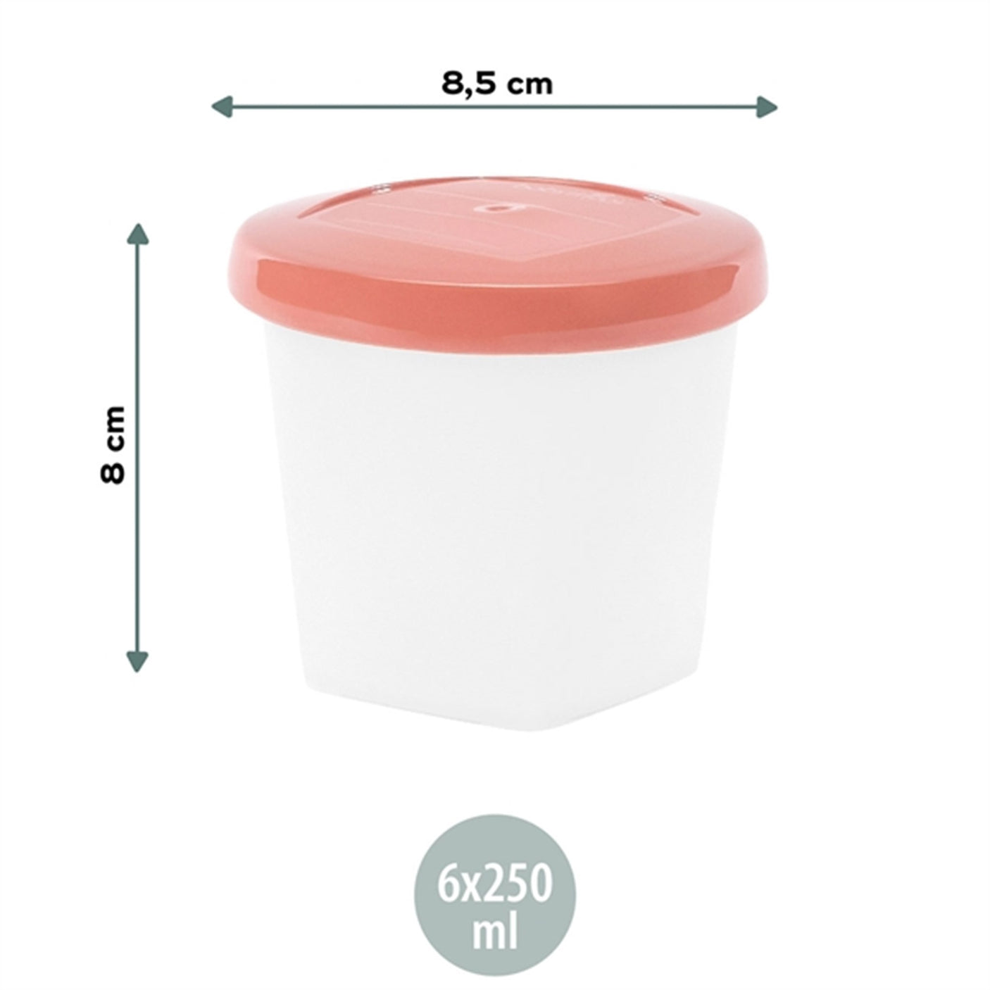 Babymoov ECO Food Container - 6x 250ml