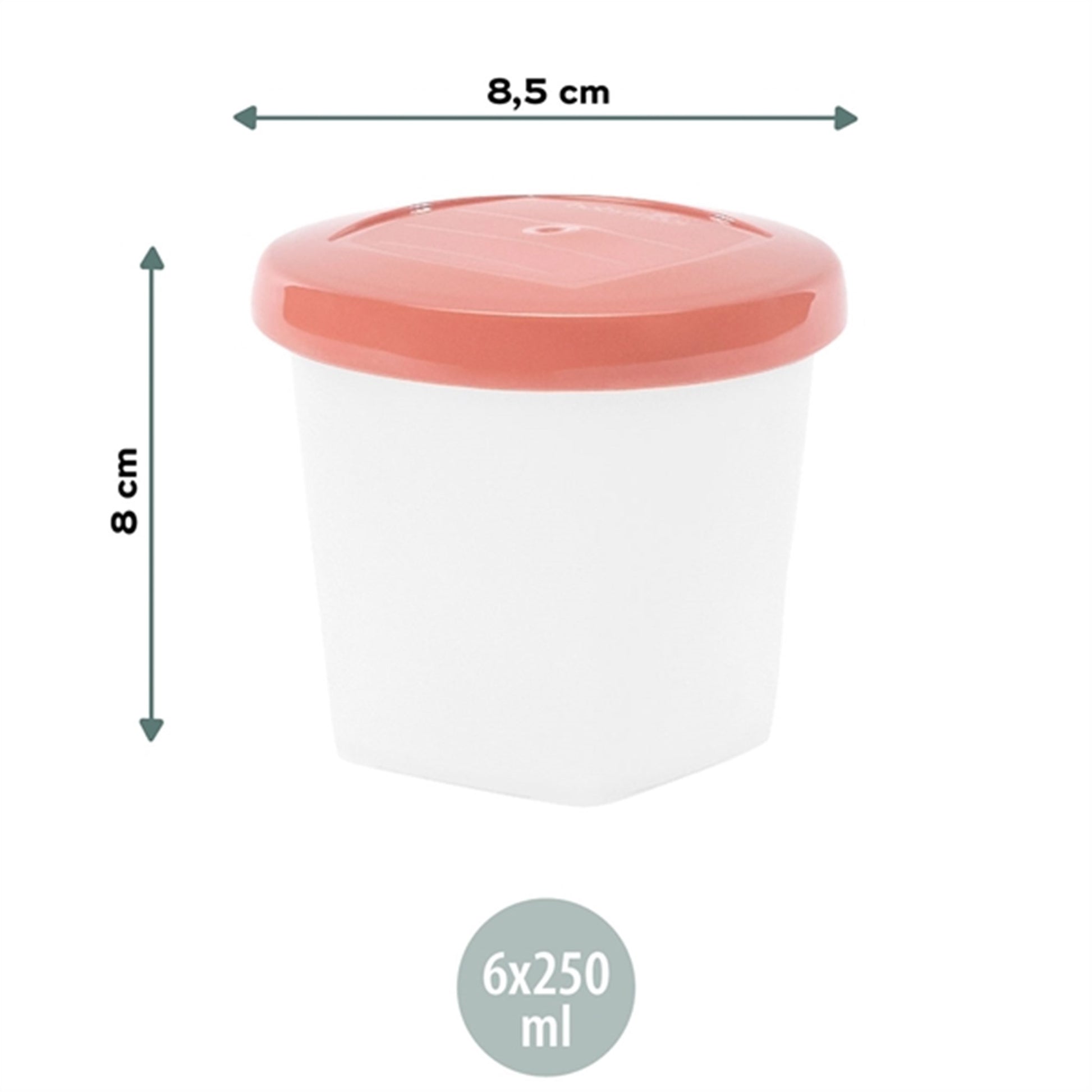 Babymoov ECO Food Container - 6x 250ml