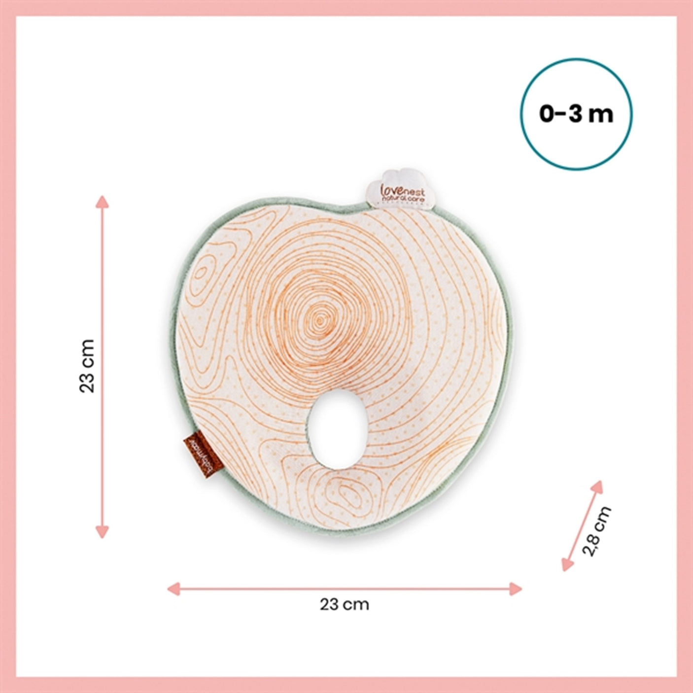 Babymoov Lovenest Baby Pillow Natural Care - Antibakteriel