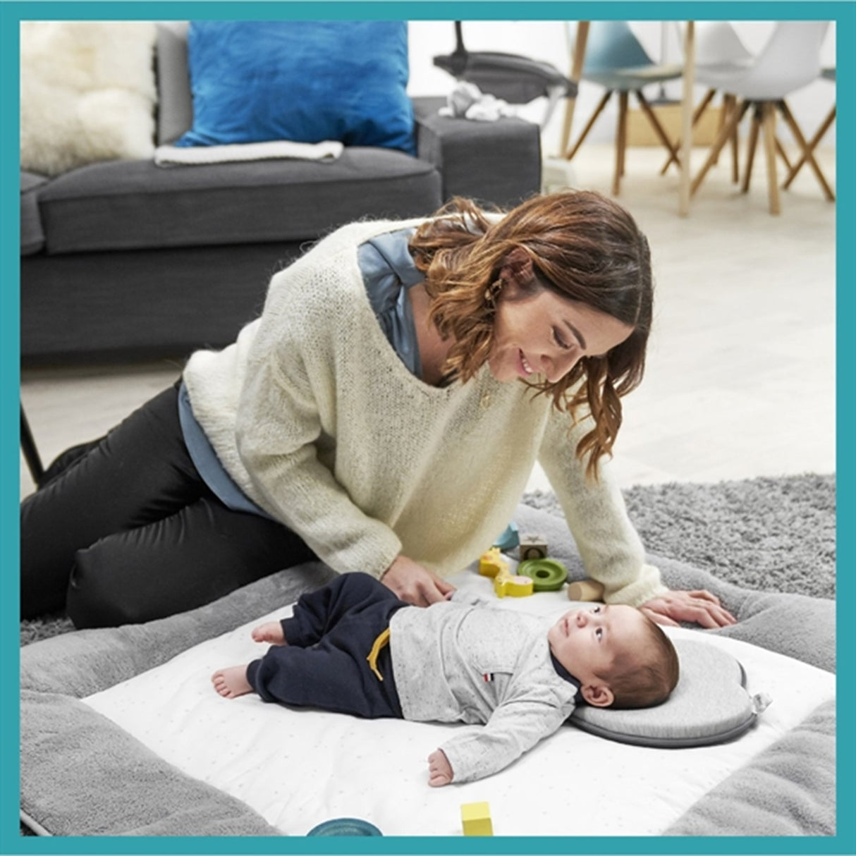Babymoov Lovenest Baby Pillow Original Smokey