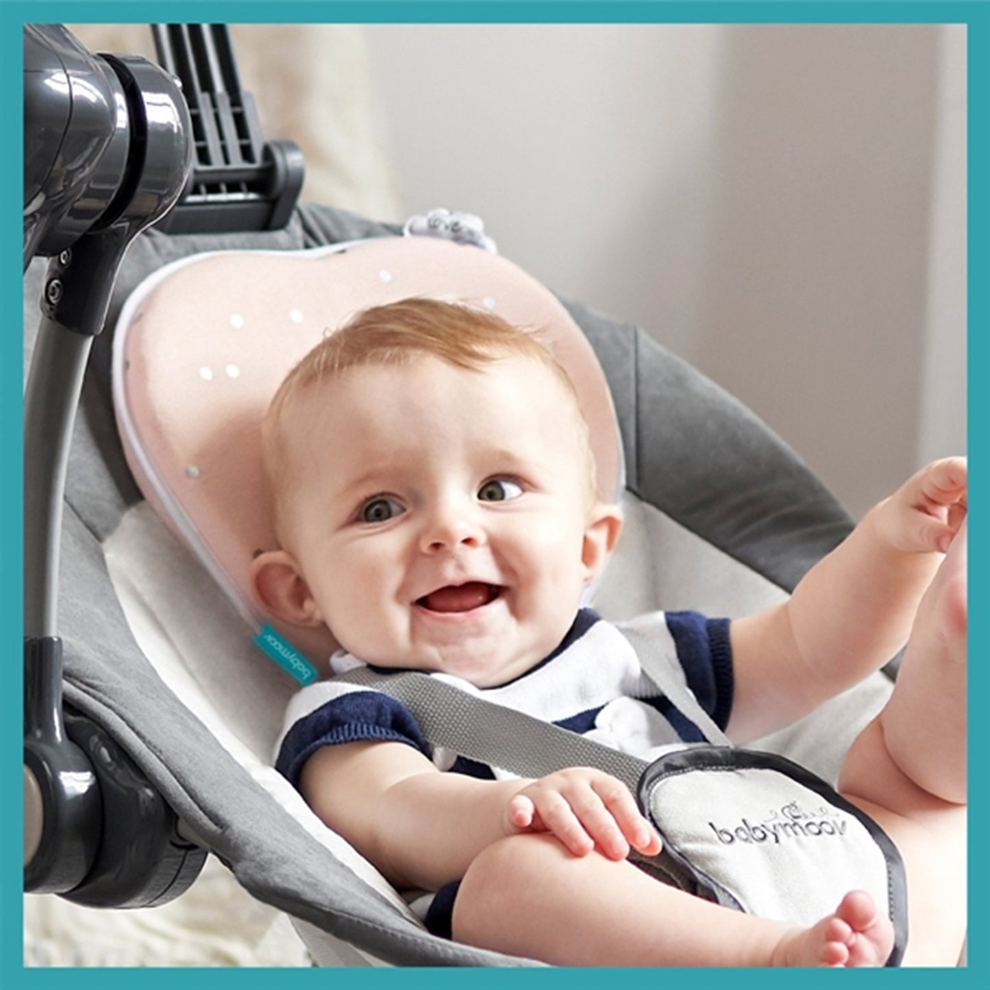 Babymoov Lovenest Baby Pillow Original Pink