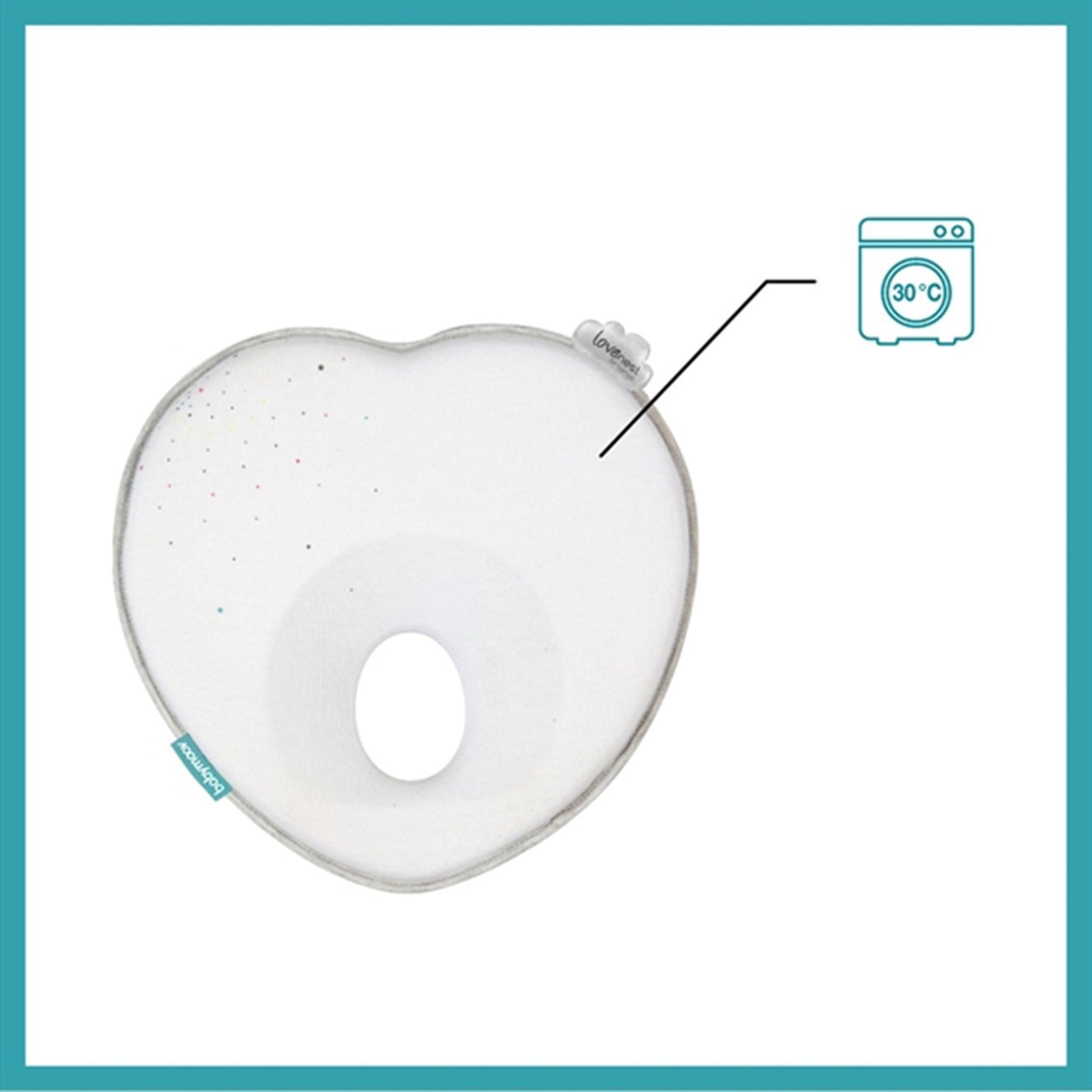 Babymoov Lovenest Baby Pillow Original White