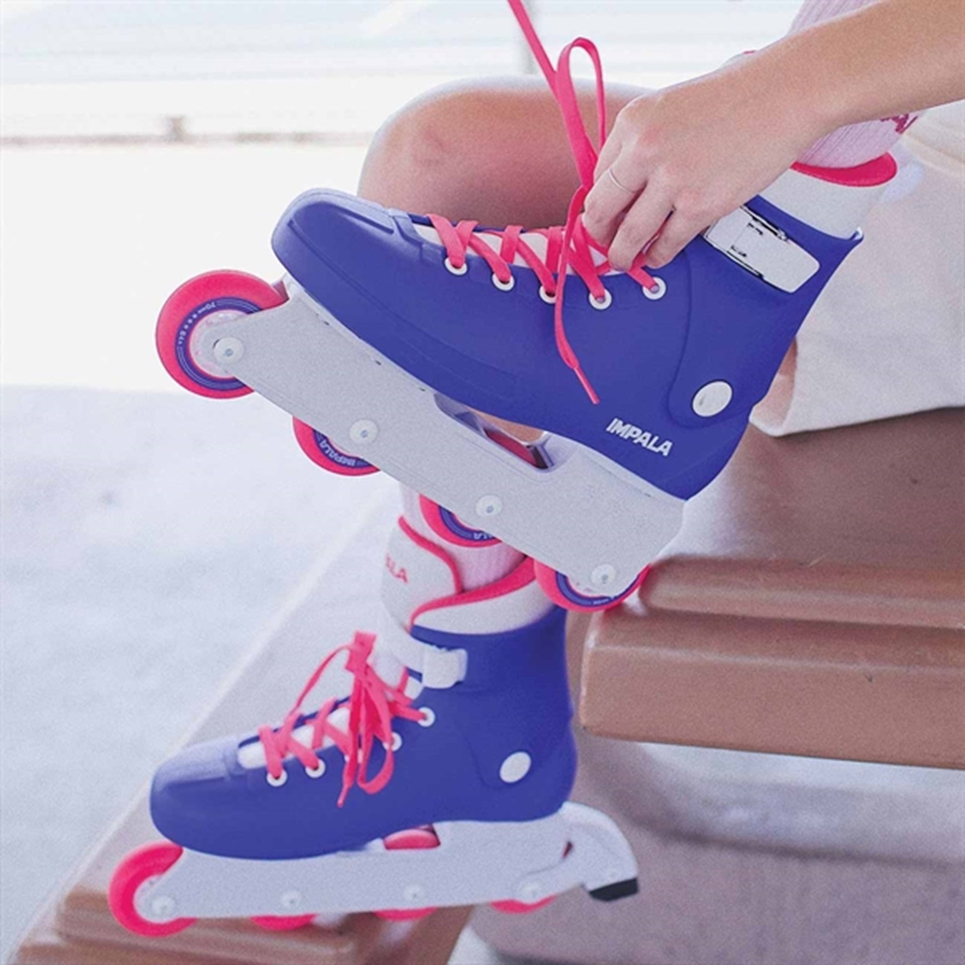 Impala Lightspeed Inline Skate Blue/Pink 2