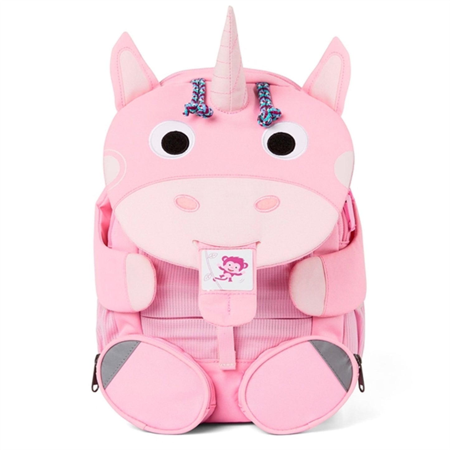 Affenzahn Kindergarten Backpack Large Pink Ursula Unicorn