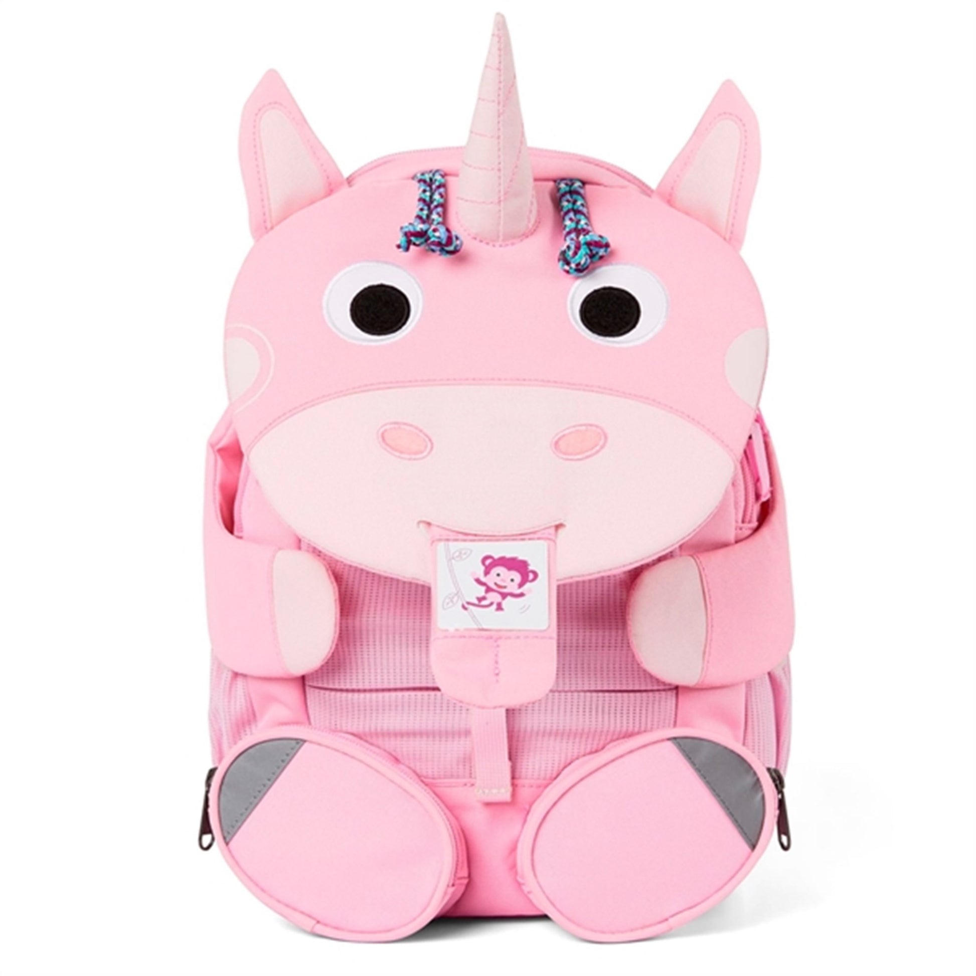 Affenzahn Kindergarten Backpack Large Pink Ursula Unicorn