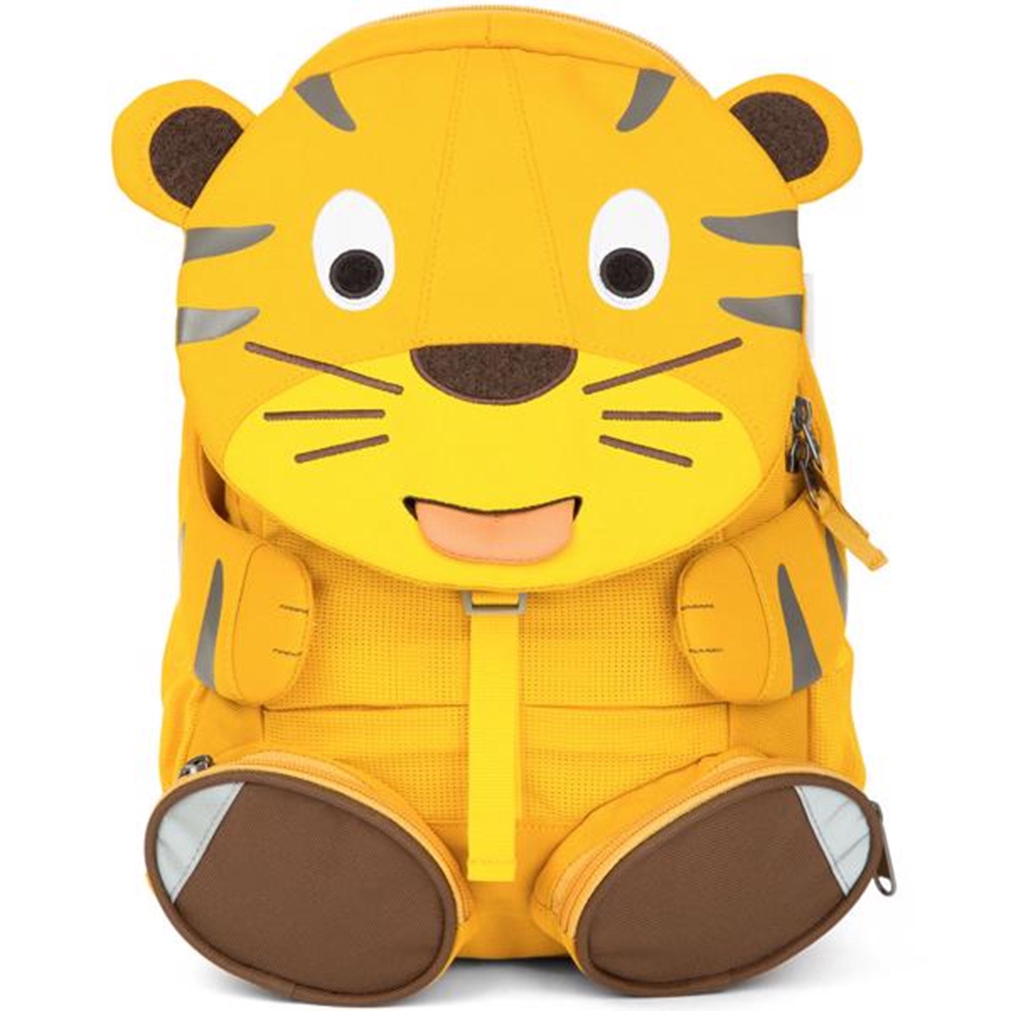 Affenzahn Kindergarten Backpack Large Yellow Theo Tiger