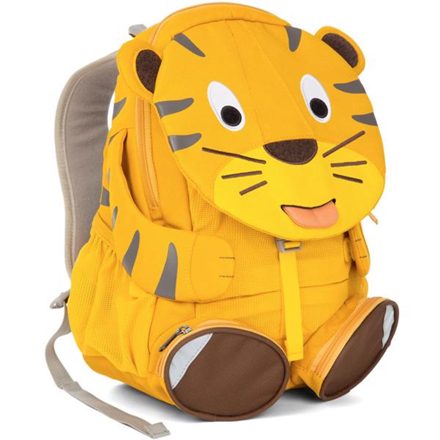 Affenzahn Kindergarten Backpack Large Yellow Theo Tiger