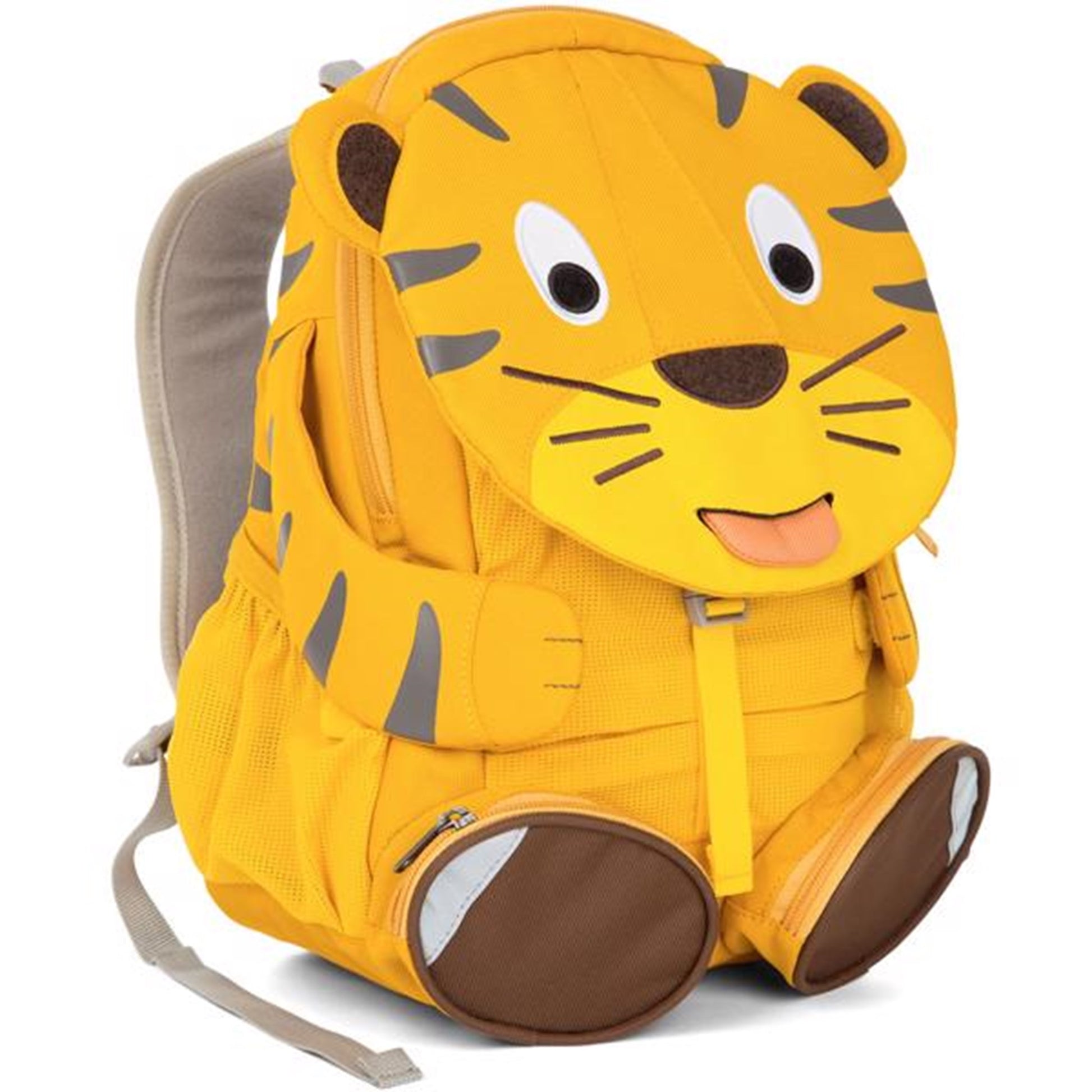 Affenzahn Kindergarten Backpack Large Yellow Theo Tiger