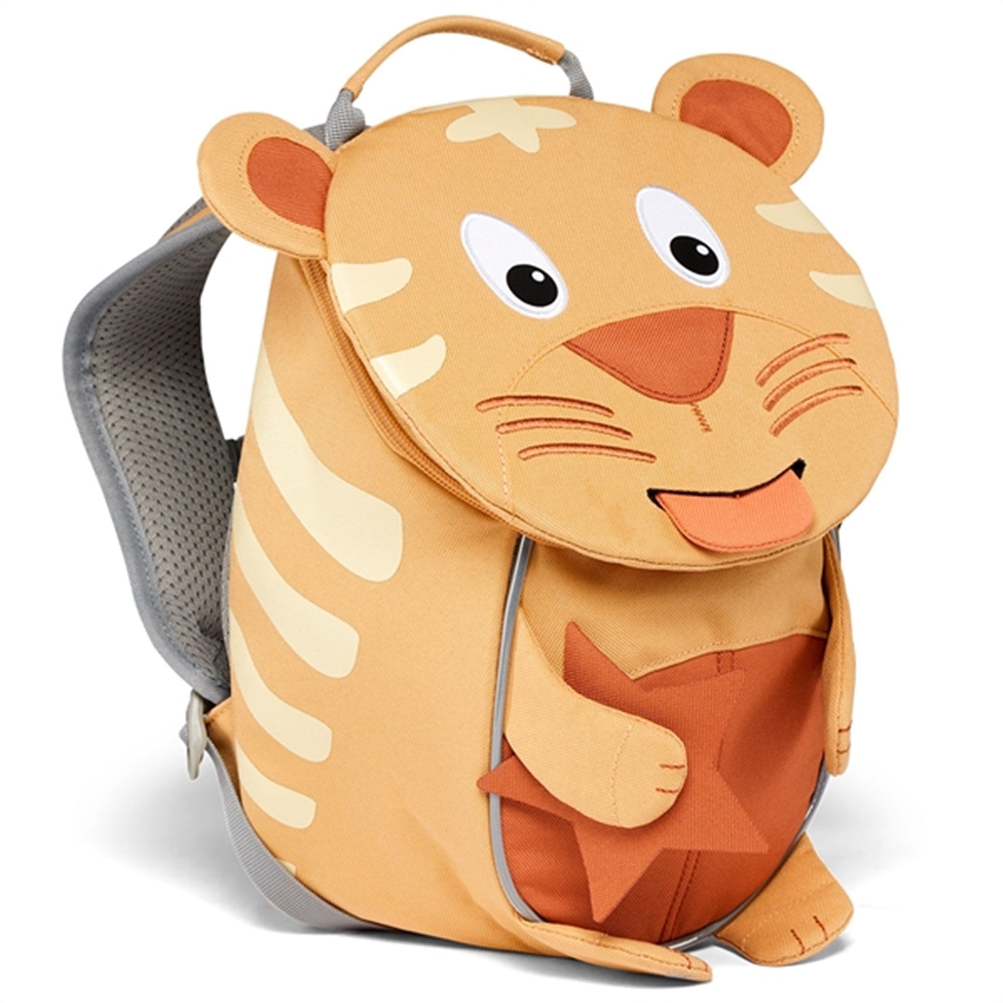 Affenzahn x MINI A TURE Day Care Backpack Small Friend Tiger Taffy Yellow 5