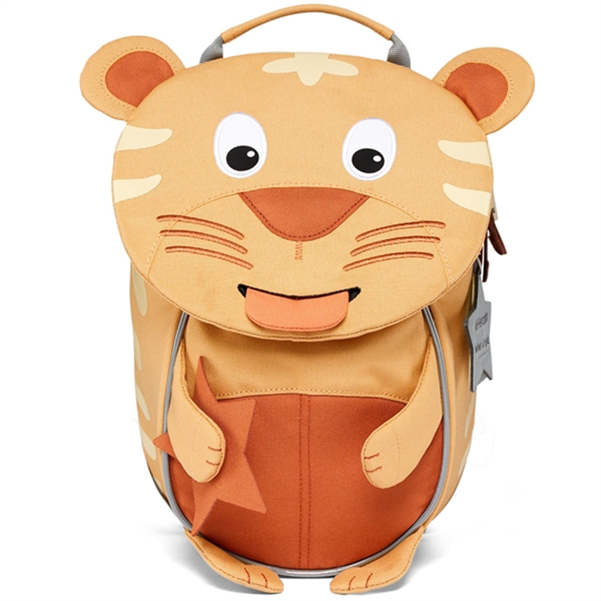 Affenzahn x MINI A TURE Day Care Backpack Small Friend Tiger Taffy Yellow