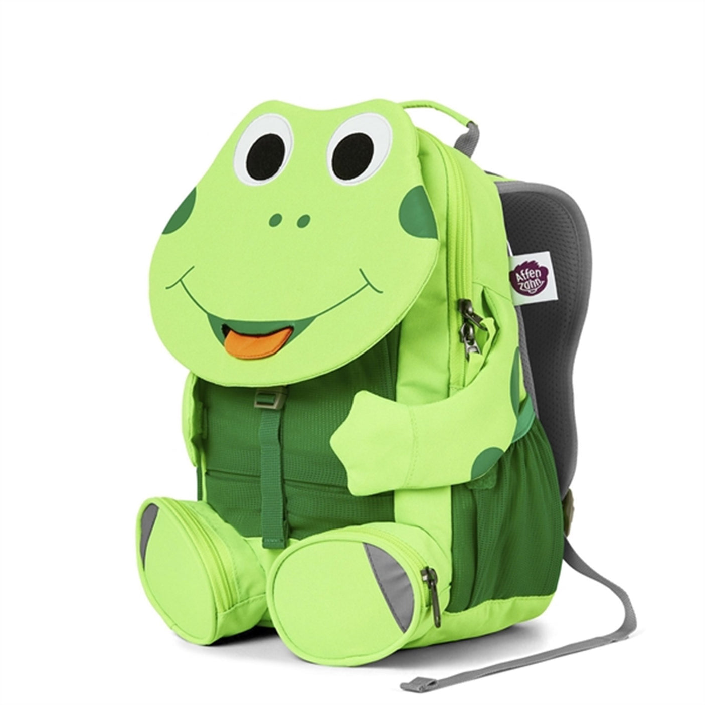 Affenzahn Kindergarten Backpack Large Neon Frog