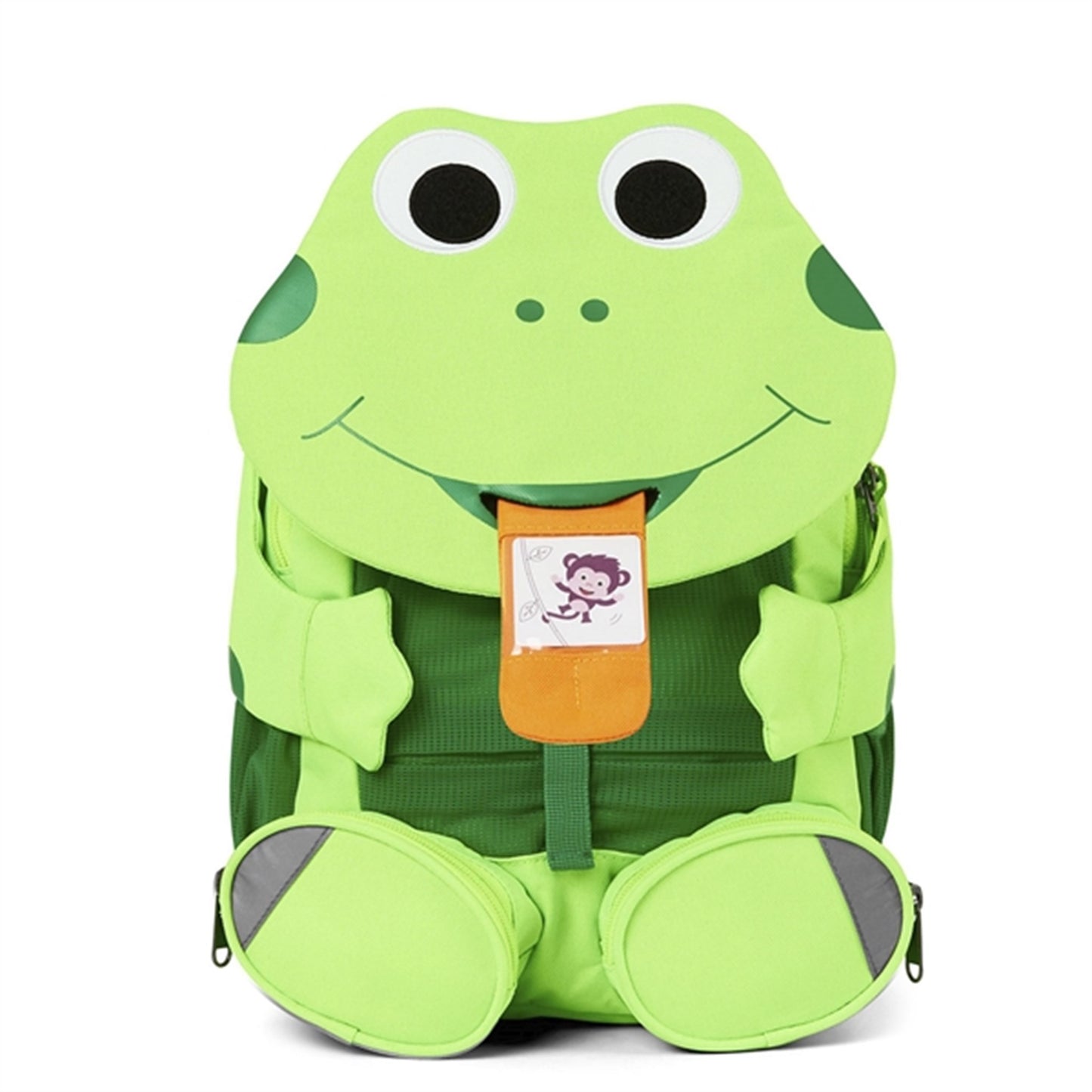 Affenzahn Kindergarten Backpack Large Neon Frog