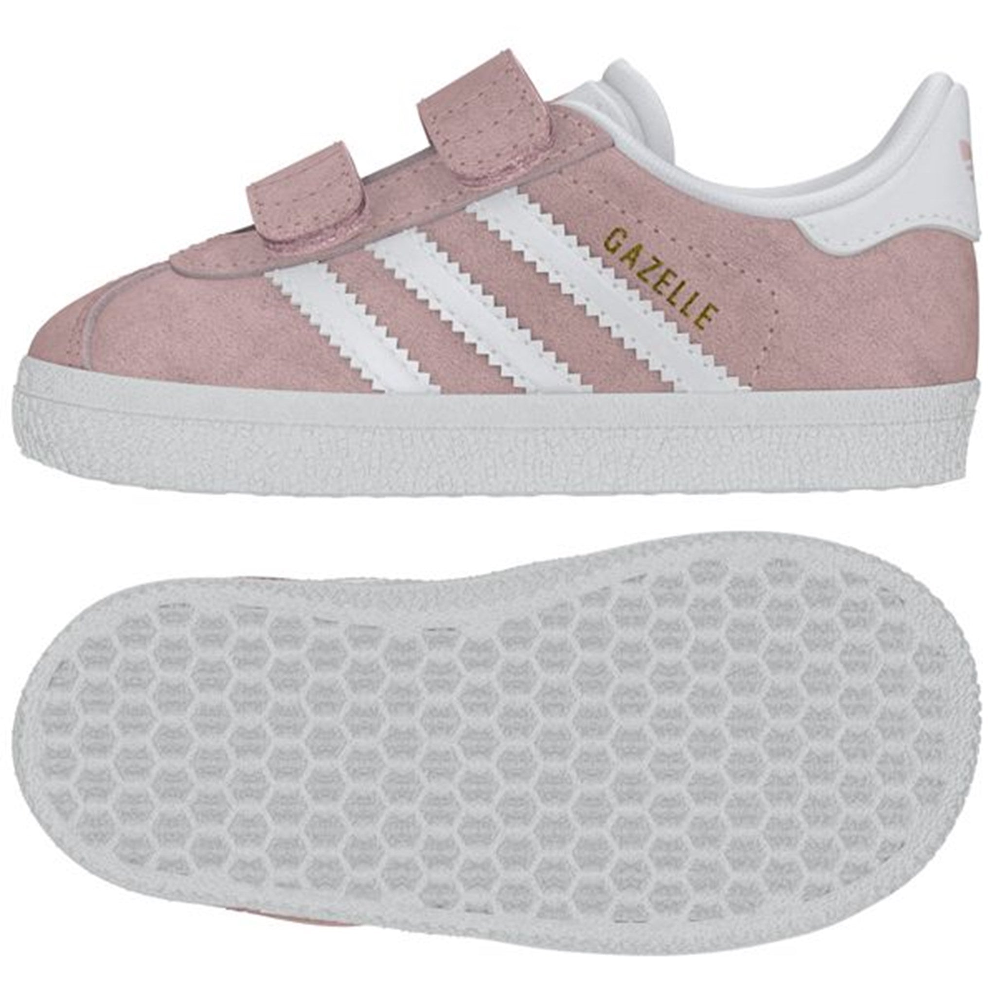 adidas Gazelle Sneakers w. Velcro Icey Pink 4