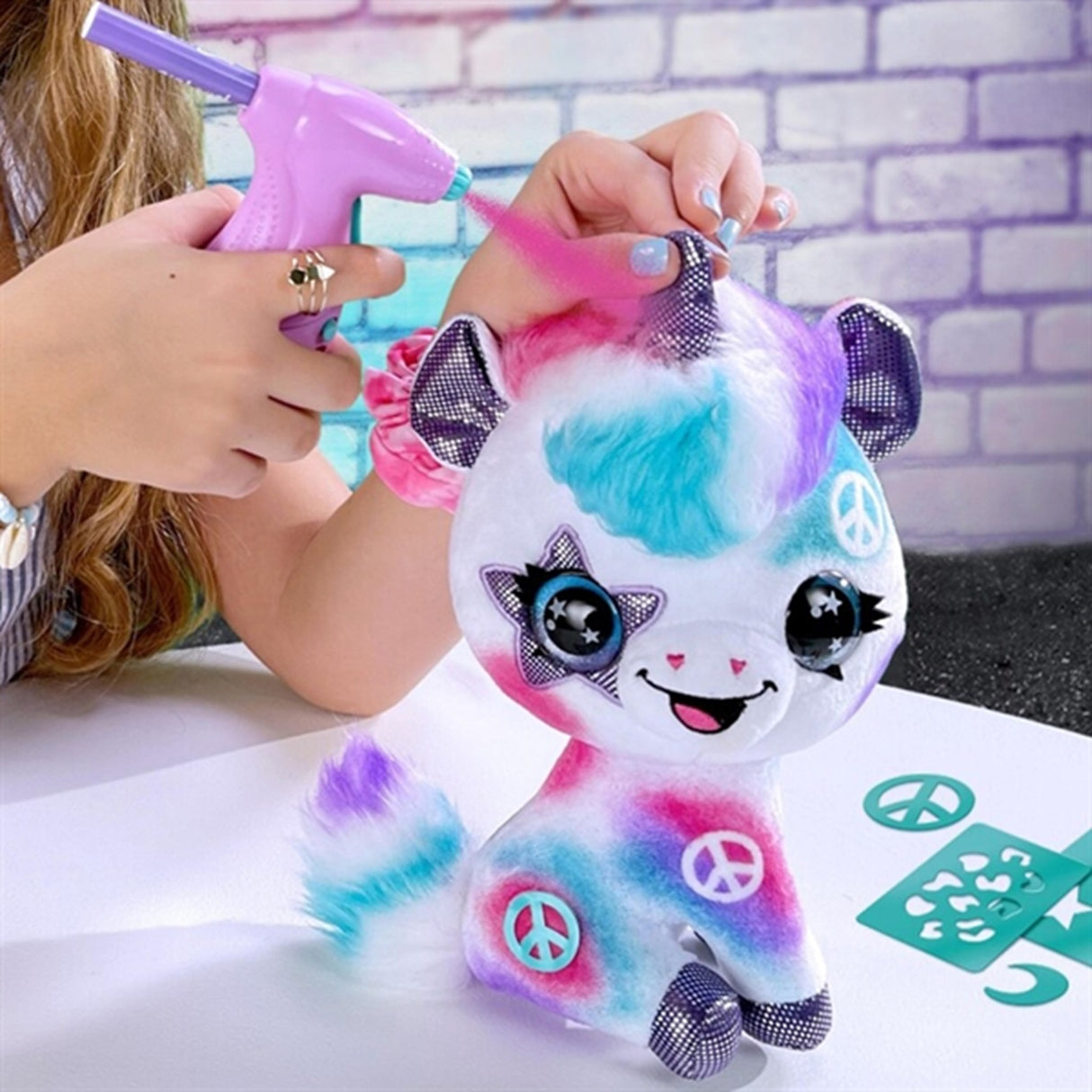 Airbrush Plush Unicorn