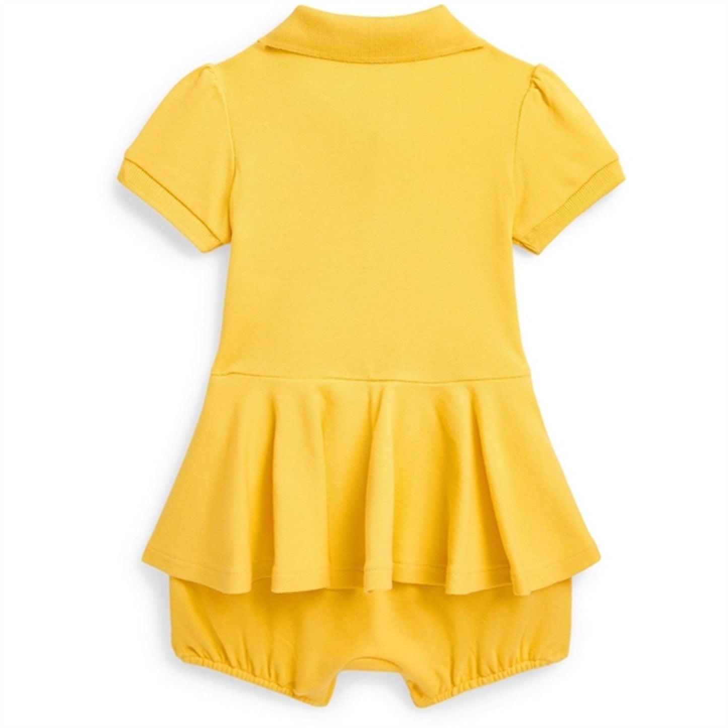 Ralph Lauren Baby Shortall Chrome Yellow W/ Bright Pink