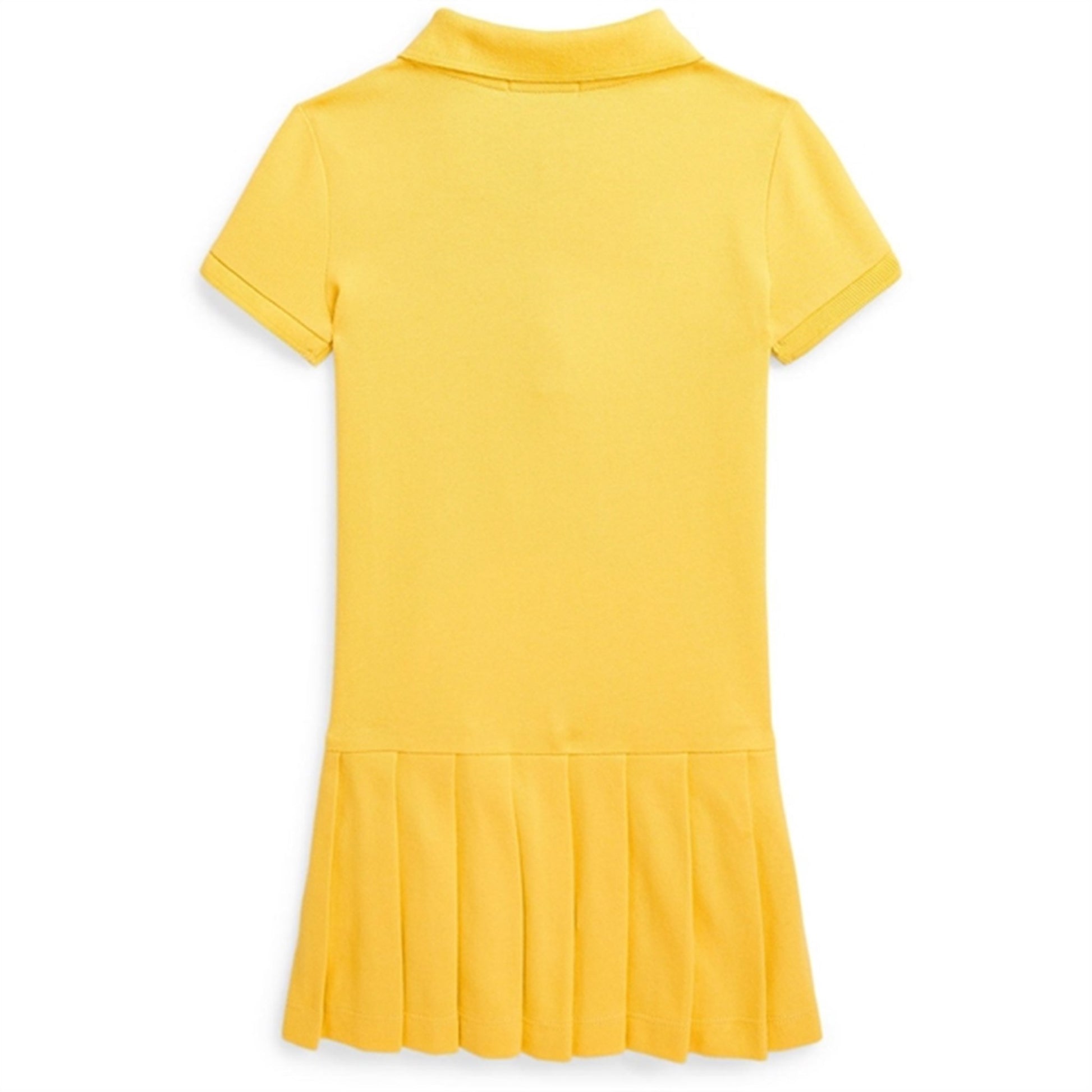 Polo Ralph Lauren Girls Dress Chrome Yellow W/ Bright Pink