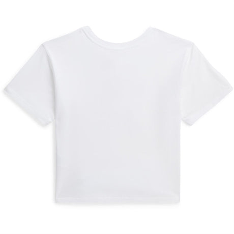 Polo Ralph Lauren Girls T-Shirt White W/ Pink Pp