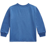 Ralph Lauren Baby Knit Blouse W. Button Liberty Blue