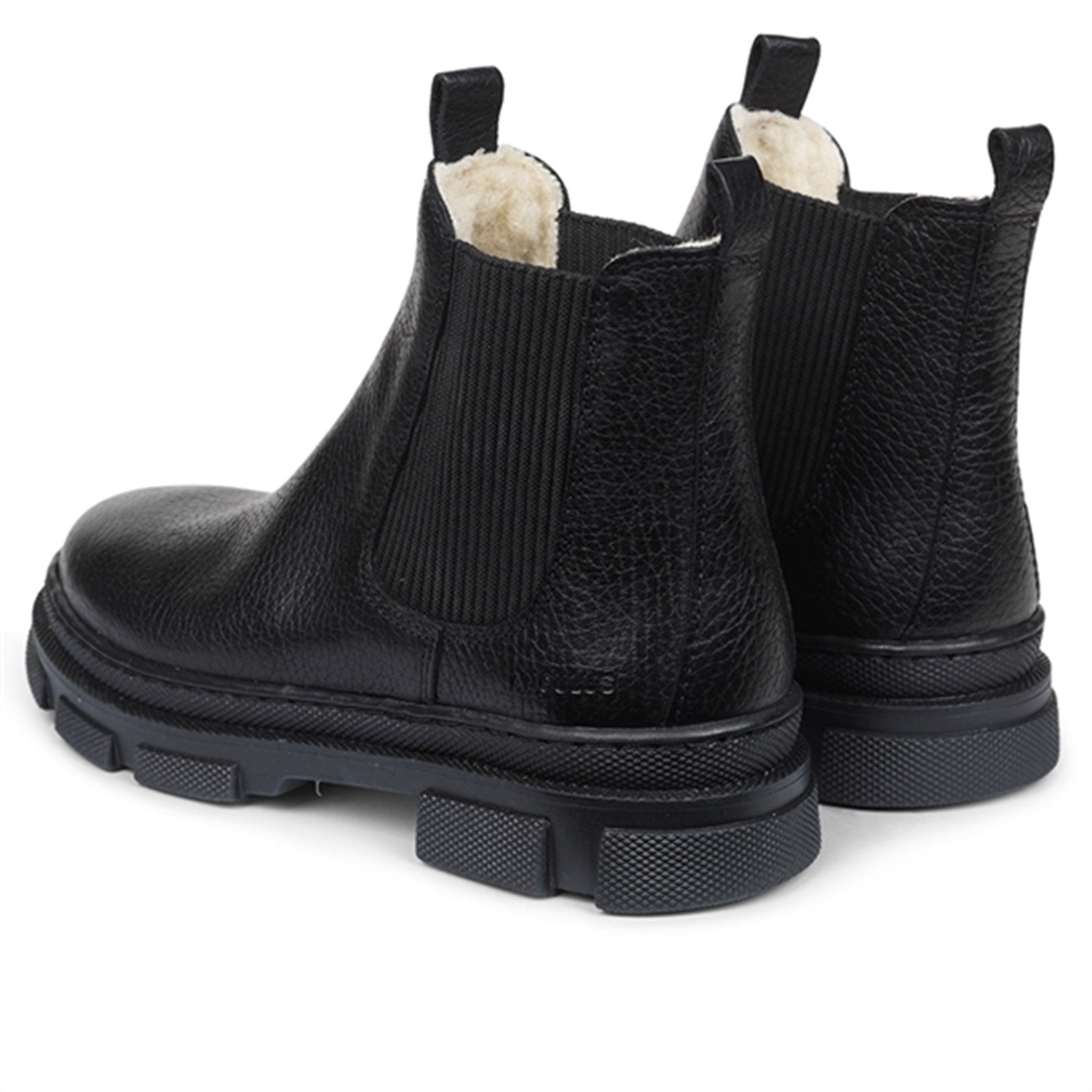 Angulus Boots w Elastic and Wool Lining Black/Black 5