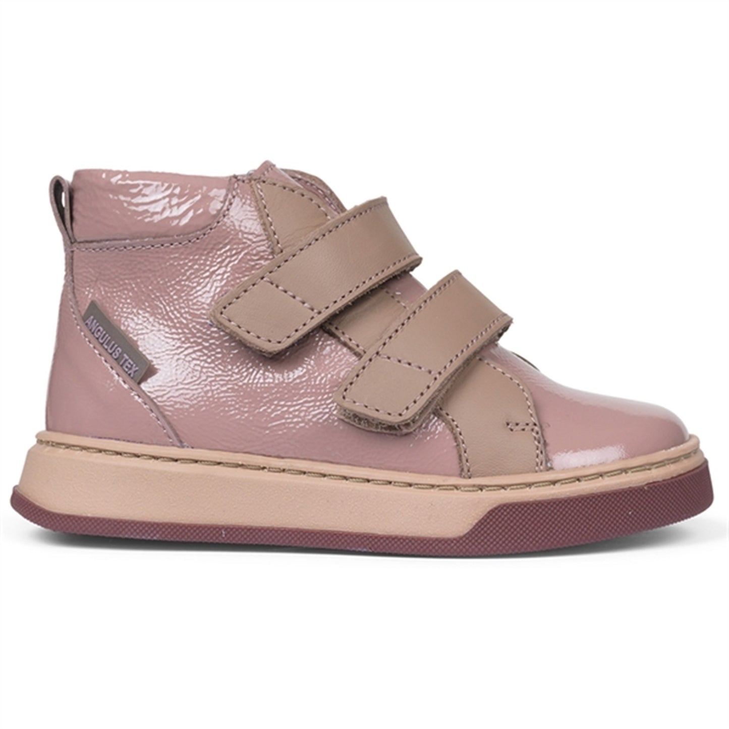 Angulus Tex Boots w Velcro Old Rose/Make-up