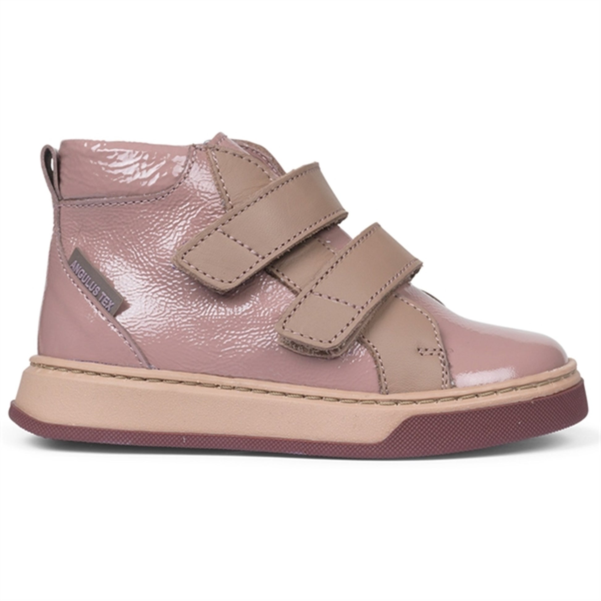 Angulus Tex Boots w Velcro Old Rose/Make-up